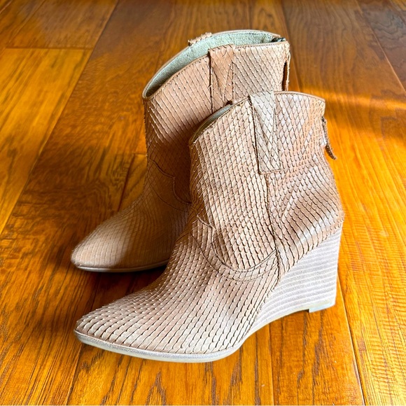 Matisse Liberation Leather Booties Tan Size 8.5 - Picture 2 of 7